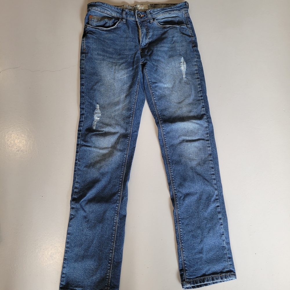 Weatherproof Men's Straight Blue Jeans